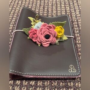 Foxy Fix Brown Leather Notebook Cover